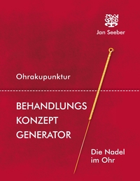 Vorderes Coverbild Ohrakupunktur Behandlungs-Konzept Generator