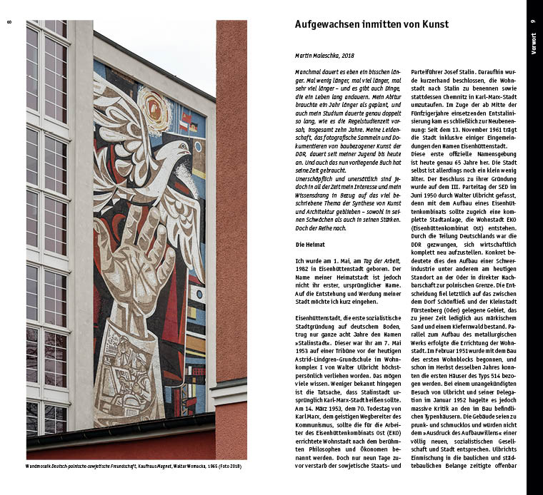 Beispielinhalt (Bild) DDR. Baubezogene Kunst