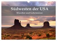 Vorderes Coverbild Südwesten der USA - Klassiker und Geheimnisse (Wandkalender 2025 DIN A3 quer), CALVENDO Monatskalender
