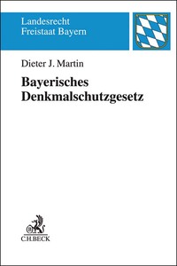 Vorderes Coverbild Bayerisches Denkmalschutzgesetz