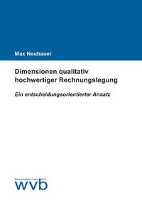 Vorderes Coverbild Dimensionen qualitativ hochwertiger Rechnungslegung