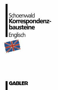 Vorderes Coverbild Korrespondenzbausteine Englisch