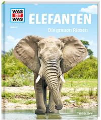 Vorderes Coverbild WAS IST WAS Band 86 Elefanten. Die grauen Riesen