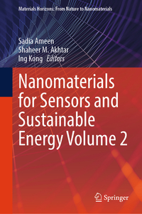 Vorderes Coverbild Nanomaterials for Sensors and Sustainable Energy Volume 2