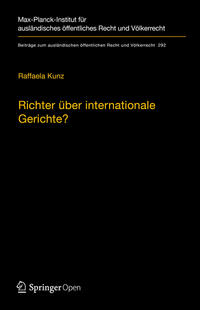 Vorderes Coverbild Richter über internationale Gerichte?