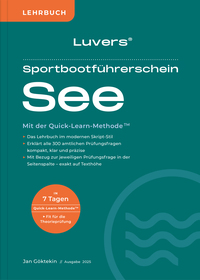 Vorderes Coverbild Luvers Sportbootführerschein See – Lehrbuch (2025)