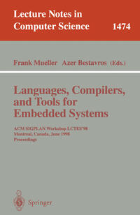 Vorderes Coverbild Languages, Compilers, and Tools for Embedded Systems