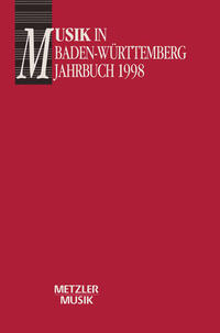 Vorderes Coverbild Musik in Baden-Württemberg, Band 5: Jahbuch 1998