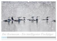 Vorderes Coverbild Der Kormoran - Ein intelligenter Fischjäger (Wandkalender 2025 DIN A2 quer), CALVENDO Monatskalender