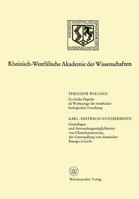 Vorderes Coverbild Cyclische Peptide als Werkzeuge der molekularbiologischen Forschung. Grundlagen und Anwendungsmöglichkeiten von Chemilumineszenz, der Umwandlung von chemischer Energie in Licht