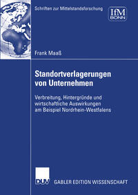 Vorderes Coverbild Standortverlagerungen von Unternehmen