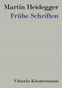 Vorderes Coverbild Frühe Schriften