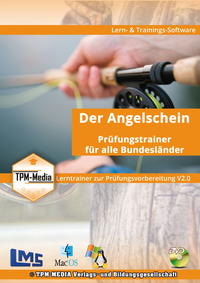 Vorderes Coverbild Die Angelscheinprüfung mit Fragenkatalogtrainer zur Prüfungsvorbereitung