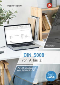 Vorderes Coverbild DIN 5008 von A bis Z