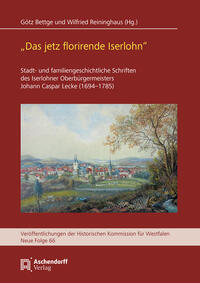 Vorderes Coverbild "Das jetz florirende Iserlohn"