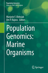 Vorderes Coverbild Population Genomics: Marine Organisms