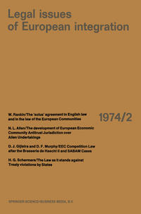 Vorderes Coverbild Legal Issues of European Integration