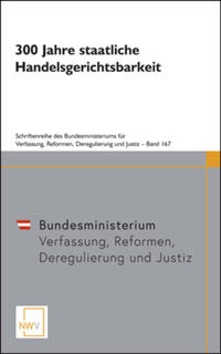 Vorderes Coverbild 300 Jahre staatliche Handelsgerichtsbarkeit