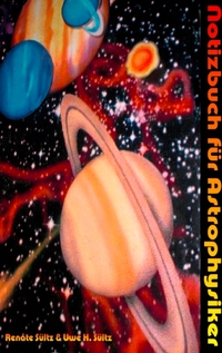 Vorderes Coverbild Notizbuch für Astrophysiker