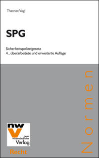 Vorderes Coverbild SPG Sicherheitspolizeigesetz