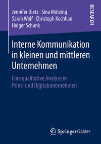 Vorderes Coverbild Interne Kommunikation in kleinen und mittleren Unternehmen