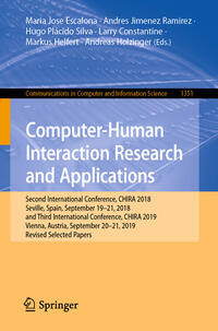 Vorderes Coverbild Computer-Human Interaction Research and Applications