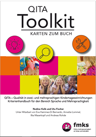 Gesamtes Coverbild QITA Toolkit. Karten zum Buch QITA-Qualität in zwei- und mehrsprachigen Kindertageseinrichtungen