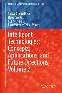 Vorderes Coverbild Intelligent Technologies: Concepts, Applications, and Future Directions, Volume 2