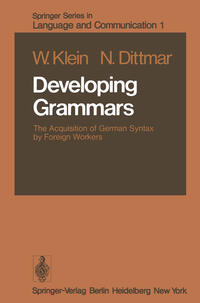 Vorderes Coverbild Developing Grammars