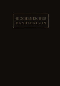 Vorderes Coverbild Biochemisches Handlexikon