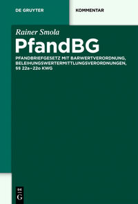 Vorderes Coverbild PfandBG