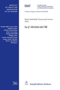 Vorderes Coverbild La 5e révision de l'AI