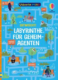 Vorderes Coverbild Usborne Minis: Entwischt! Labyrinthe für Geheimagenten