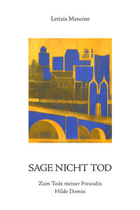 Vorderes Coverbild Sage nicht Tod
