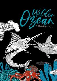 Vorderes Coverbild Wilder Ozean Malbuch für Erwachsene