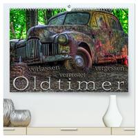 Vorderes Coverbild Oldtimer - verlassen verrostet vergessen (hochwertiger Premium Wandkalender 2026 DIN A2 quer), Kunstdruck in Hochglanz