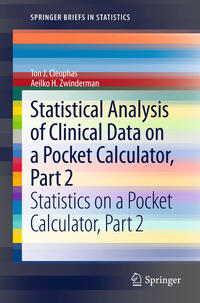 Vorderes Coverbild Statistical Analysis of Clinical Data on a Pocket Calculator, Part 2