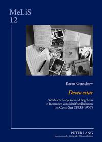 Vorderes Coverbild «Deseo estar»