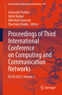 Vorderes Coverbild Proceedings of Third International Conference on Computing and Communication Networks