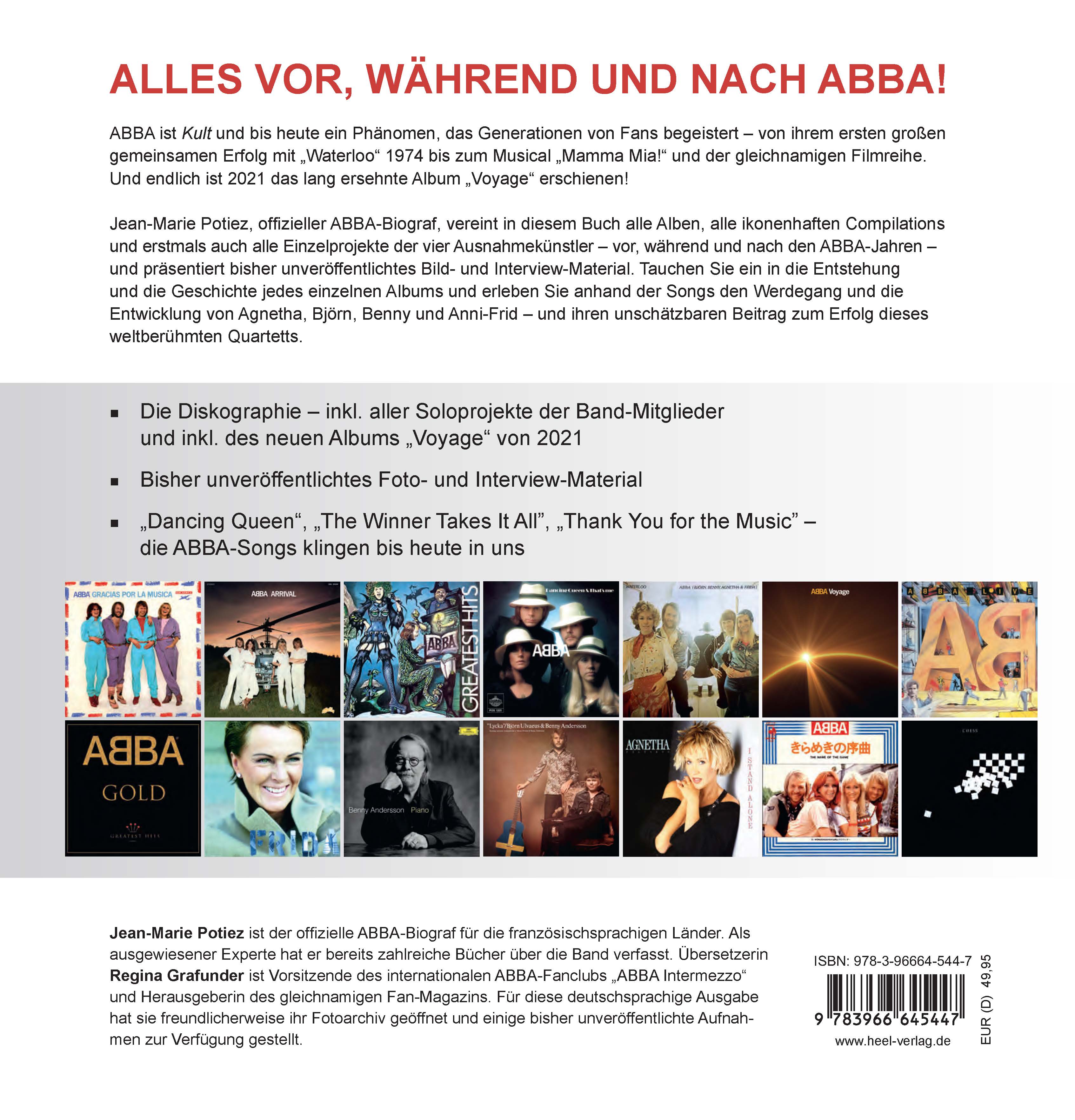 Rückseitencover ABBA - Die Diskographie