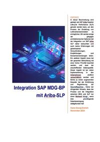 Vorderes Coverbild Integration von MDG-BP (Lieferant) mit SAP Ariba Supplier Lifecycle and Performance (SLP) im Rahmen des Business Partnering-Prozesses
