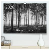 Vorderes Coverbild Bäume trees 2026 (hochwertiger Premium Wandkalender 2026 DIN A2 quer), Kunstdruck in Hochglanz