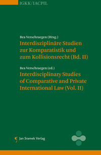 Vorderes Coverbild Interdisziplinäre Studien zur Komparatistik und zum Kollisionsrecht (Vol II)