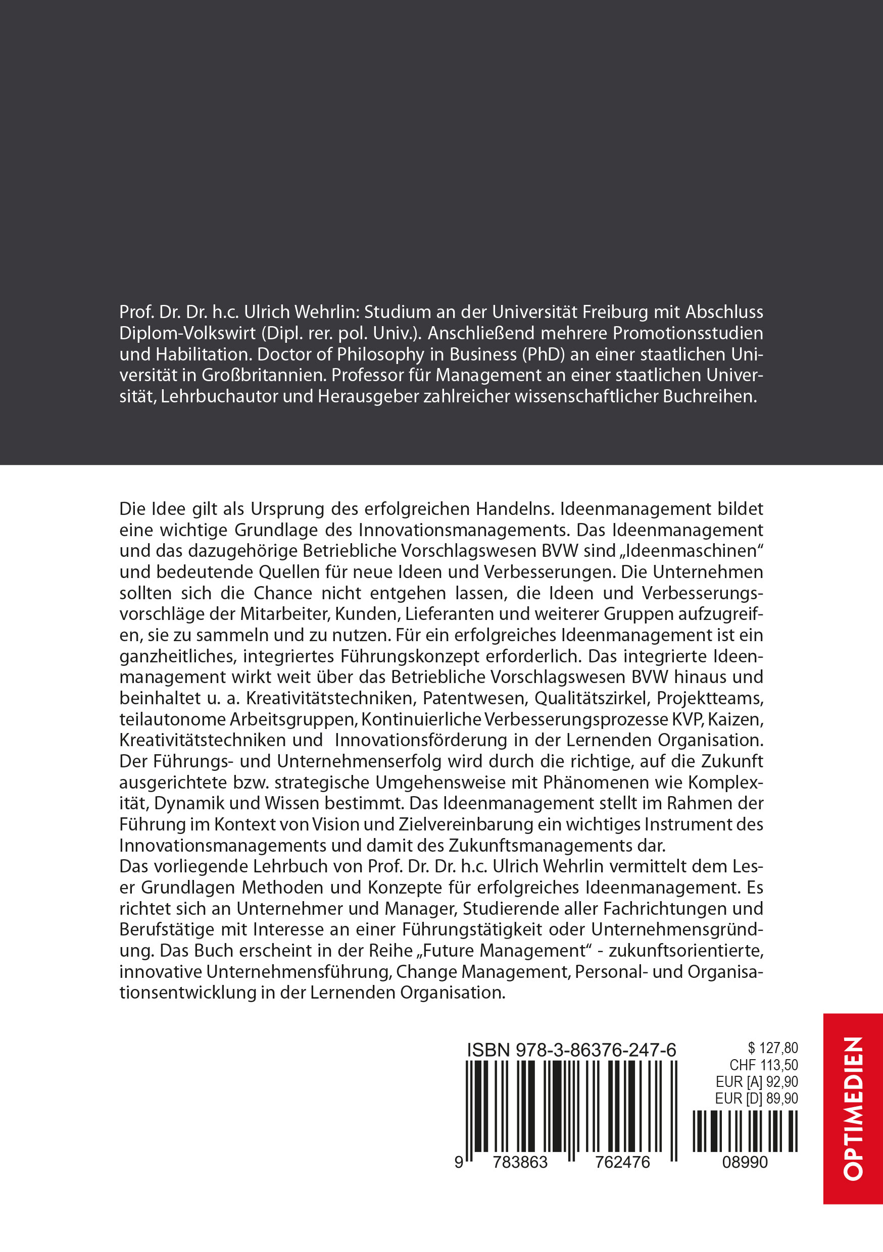 Rückseitencover Ideenmanagement