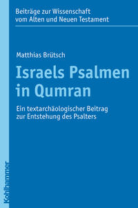Vorderes Coverbild Israels Psalmen in Qumran