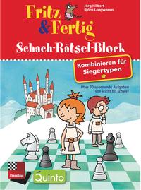 Vorderes Coverbild Fritz & Fertig Schach-Rätsel-Block: Kombinieren für Siegertypen