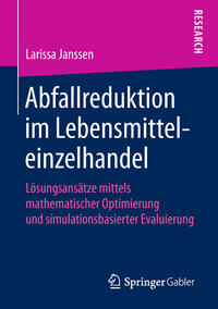 Vorderes Coverbild Abfallreduktion im Lebensmitteleinzelhandel