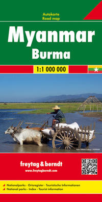 Vorderes Coverbild Myanmar - Burma, Autokarte 1:1.000.000