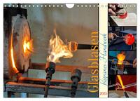 Vorderes Coverbild Glasblasen filigranes Handwerk (Wandkalender 2025 DIN A4 quer), CALVENDO Monatskalender