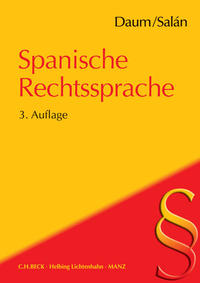 Vorderes Coverbild Spanische Rechtssprache